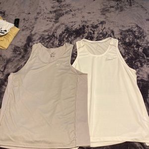Set of 2 nike dri fit tanks